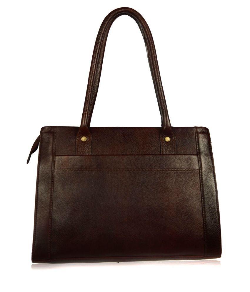 Baggo Coffee Brown Leather Women's Handbag Buy Baggo Coffee Brown