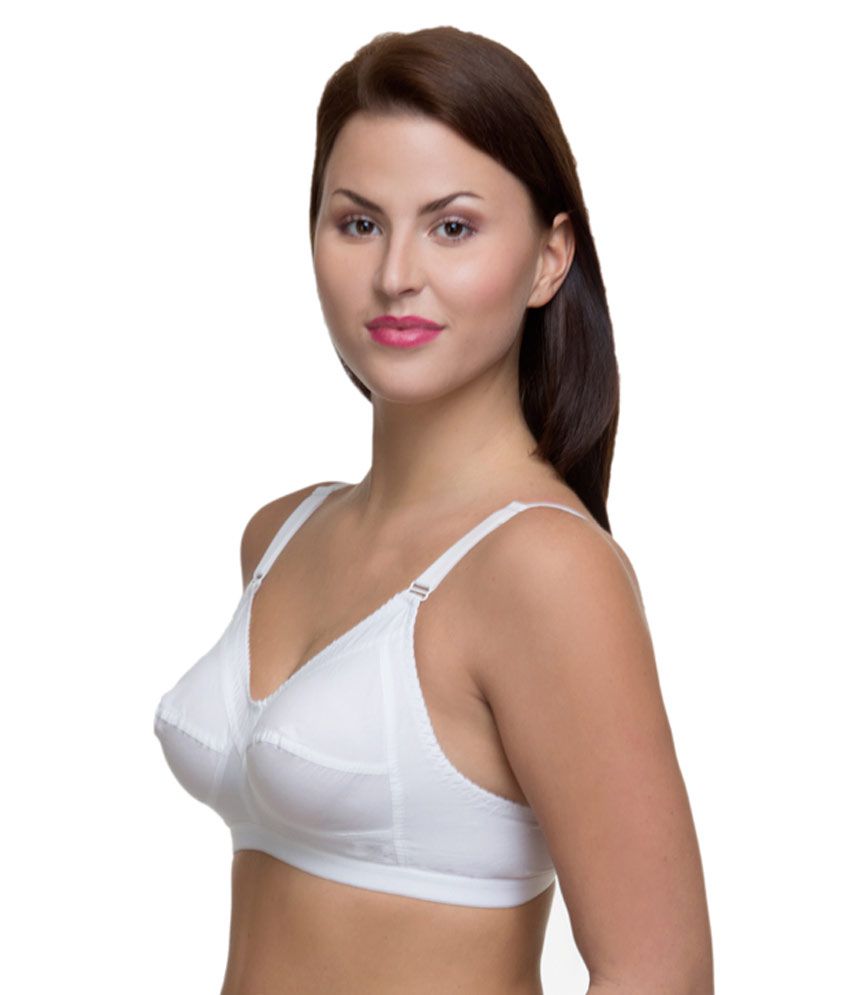 Buy Fittme White Cotton Bra Online At Best Prices In India Snapdeal