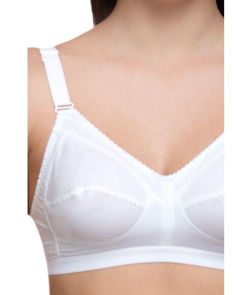 Buy Fittme White Cotton Bra Online At Best Prices In India Snapdeal