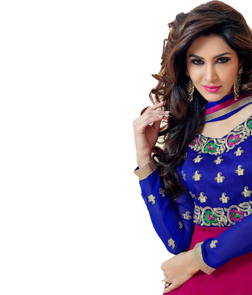 multicolour anarkali suit
