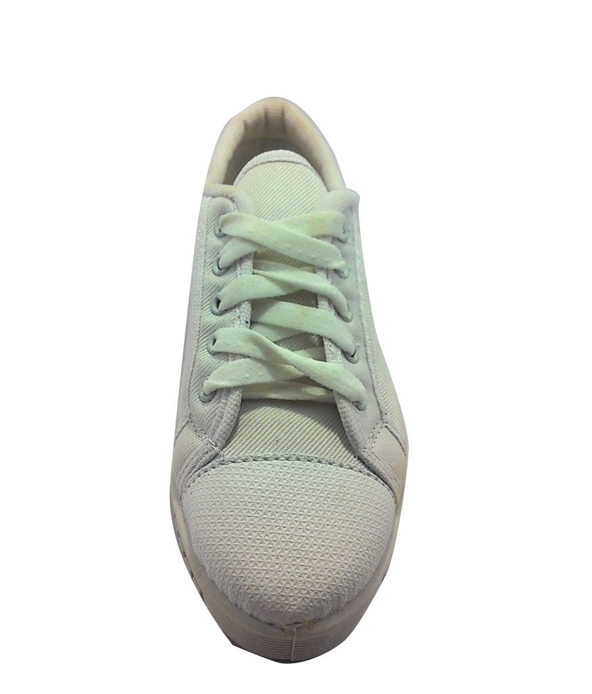 white canvas shoes for school