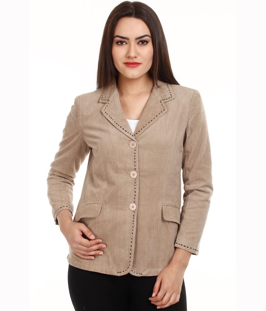 Buy Mustard Beige Jacket Online at Best Prices in India Snapdeal