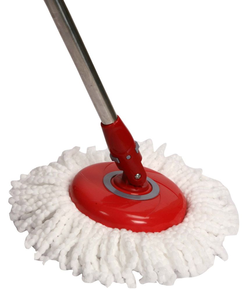 Uberlyfe Magic Mop Steel Spin Bucket Red 12l Buy Uberlyfe Magic Mop