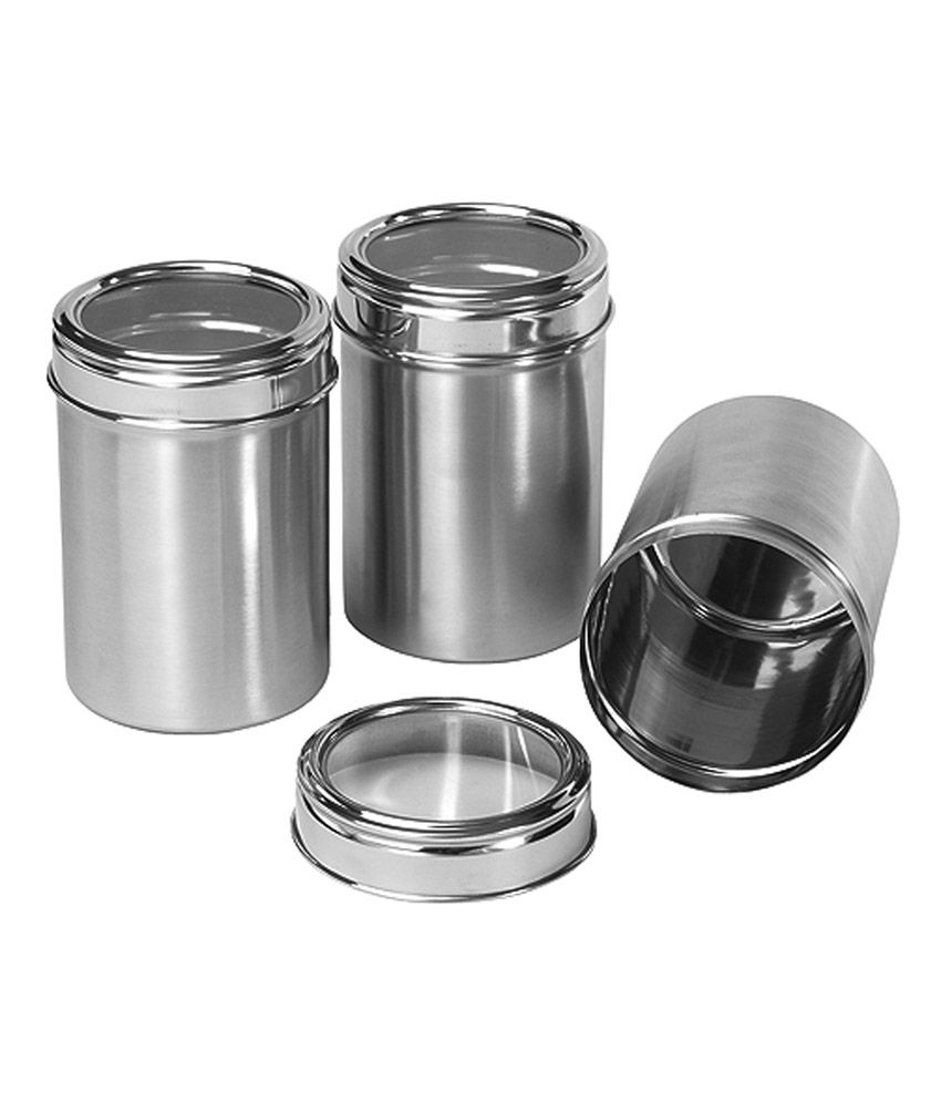 25 OFF on Dynore Stainless Steel Kitchen Storage Canisters dabba ...