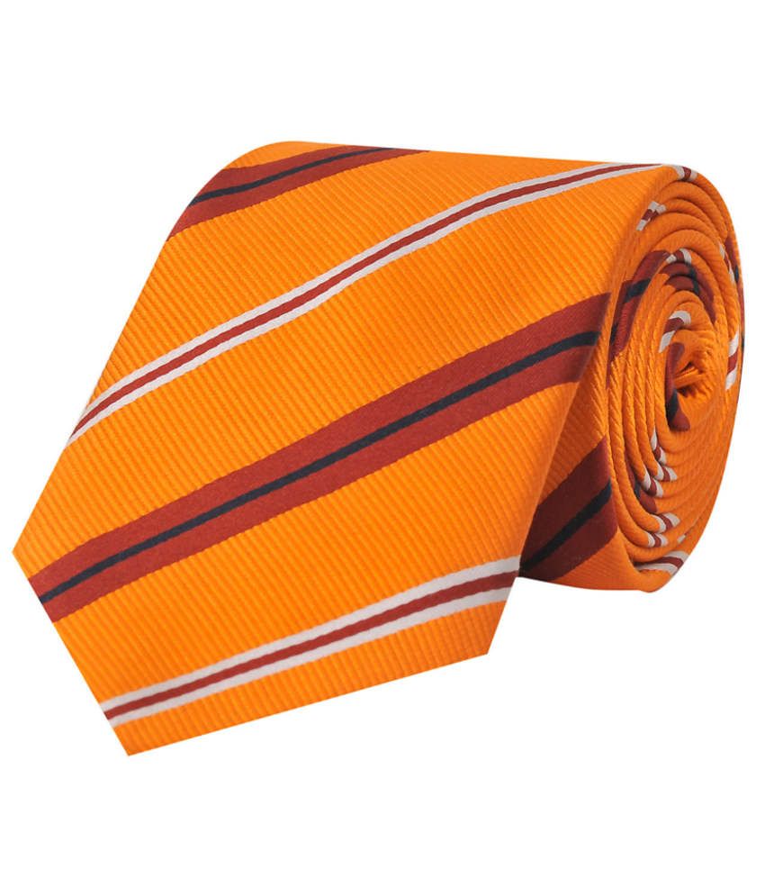 Tiekart Yellow Silk Men s Broad Necktie Buy Online At Low Price In 