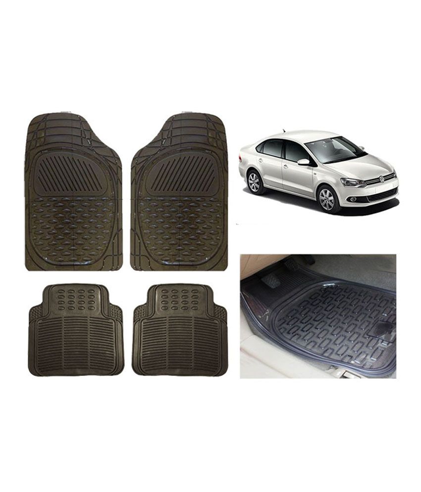 Autosun Volkswagen Vento Smoke Rubber Car Foot Mat Set Of 4 Buy
