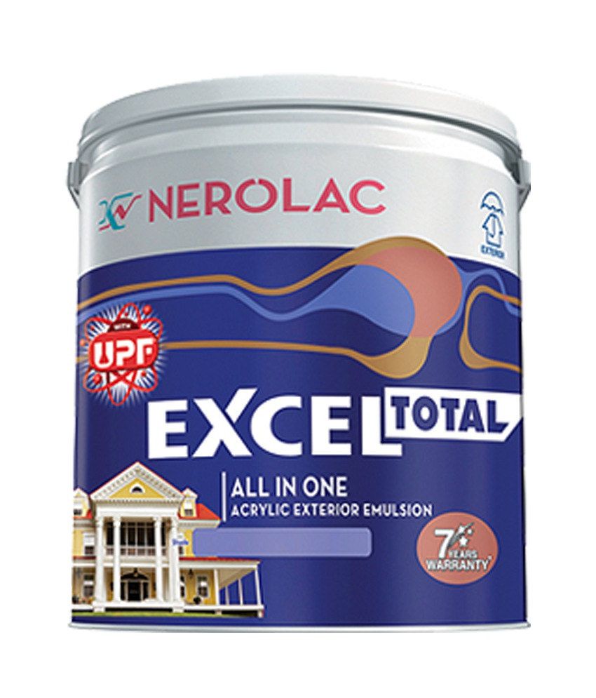 Buy Nerolac Excel Total Wall Paint - Gray Flannel Online at Low Price