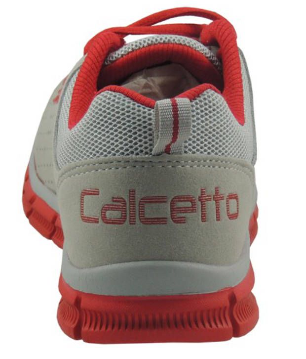 calcetto shoes red colour