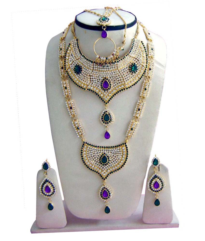 gold plated wedding necklace