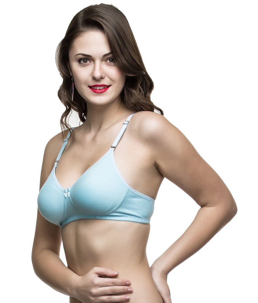 Buy College Girl Turquoise Non Padded Bra Online At Best Prices In 