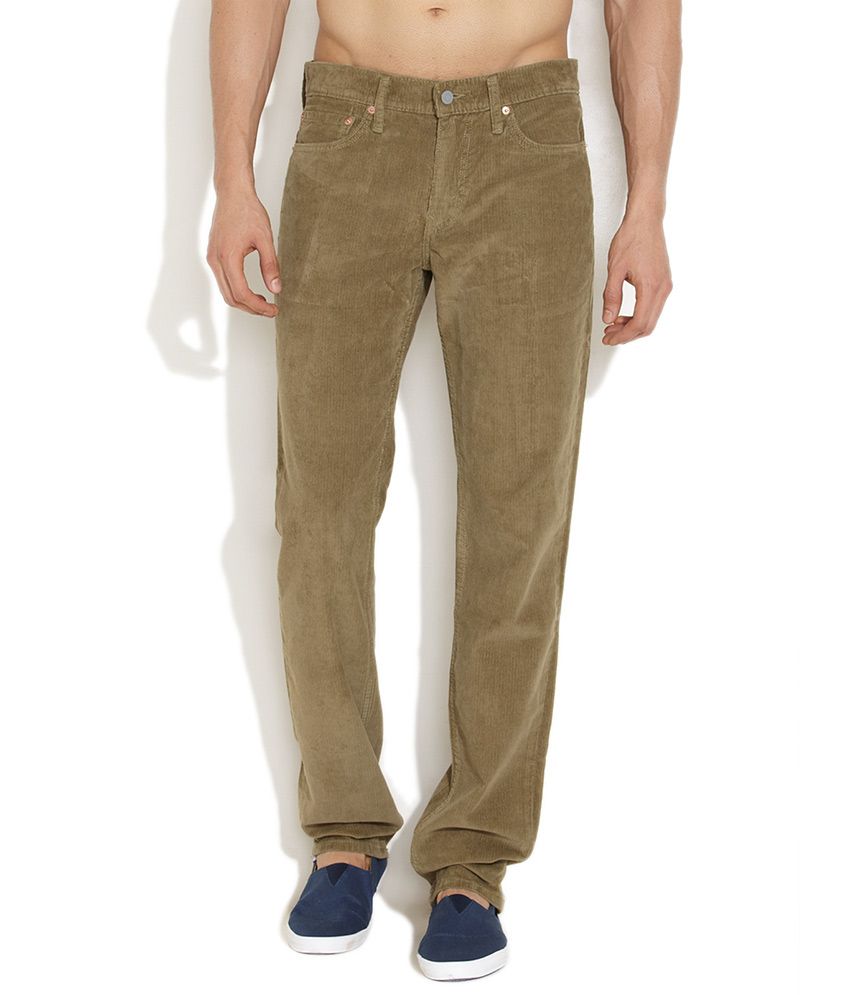 levis green corduroy pants