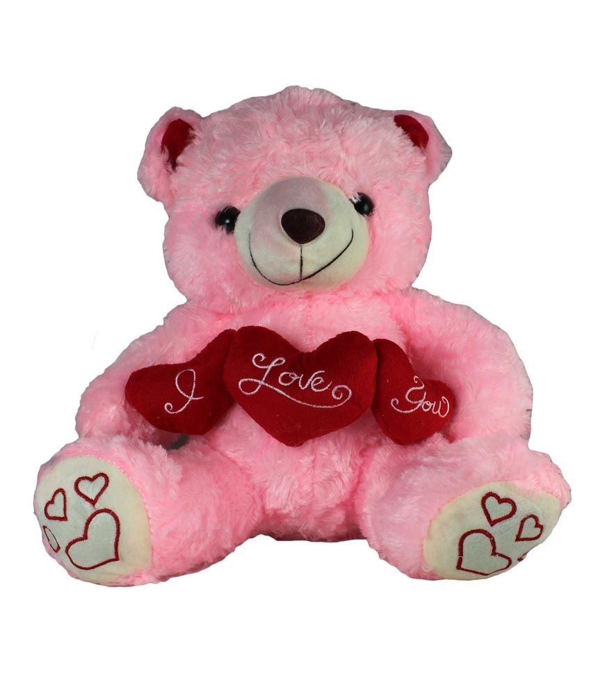 pink cuddles teddy