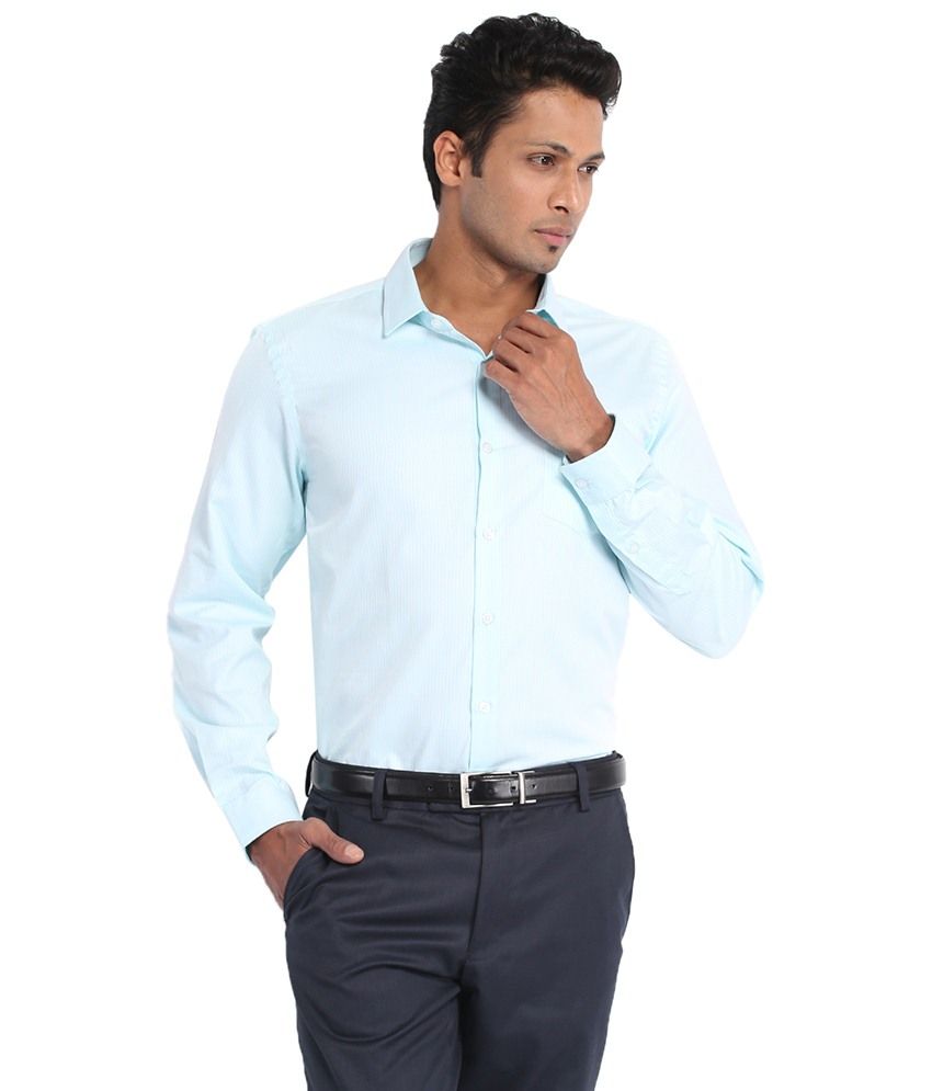 Mark Taylor Blue Formals Shirt - Buy Mark Taylor Blue Formals Shirt ...