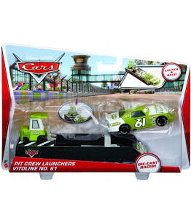 cars pit crew launcher