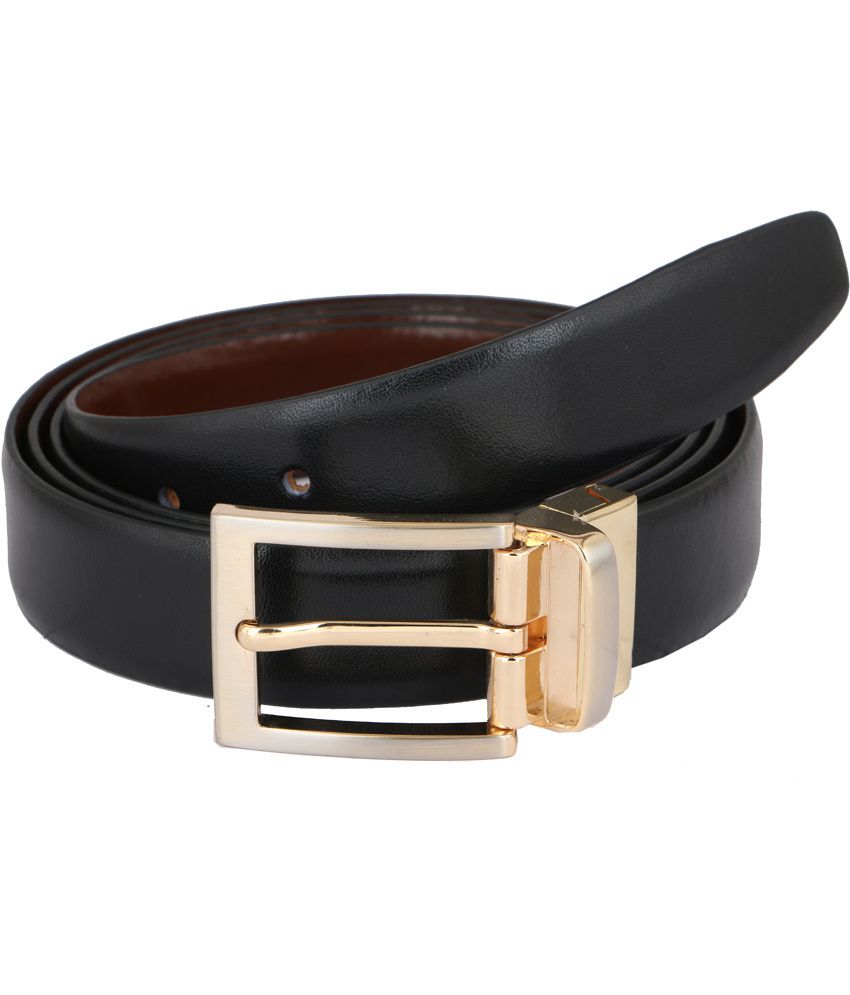 Vinson Massif Black And Brown Eterno Reversible Leather Belt: Buy ...