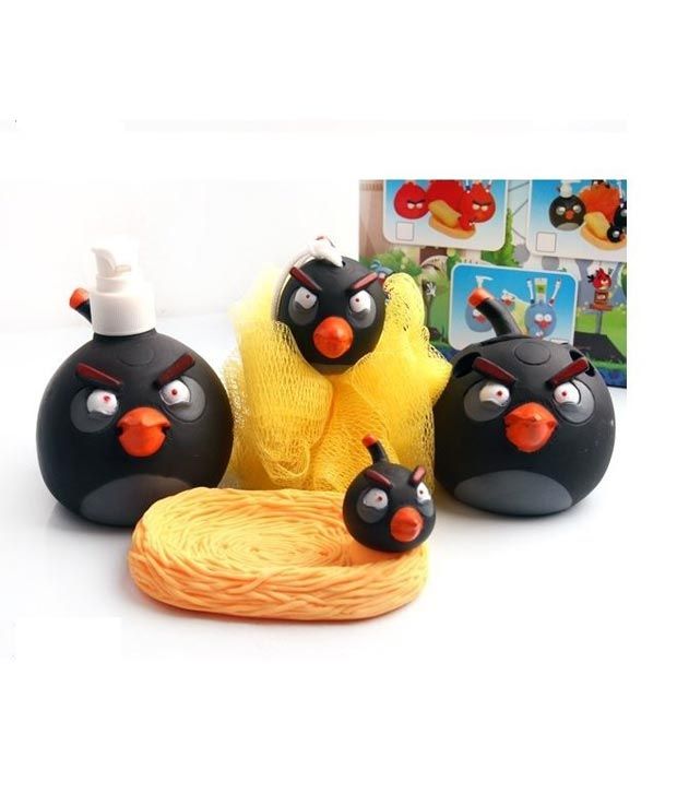 Arow Baby Bathroom Set Angry Bird Black Arow Baby Bathroom Set Angry Bird Black