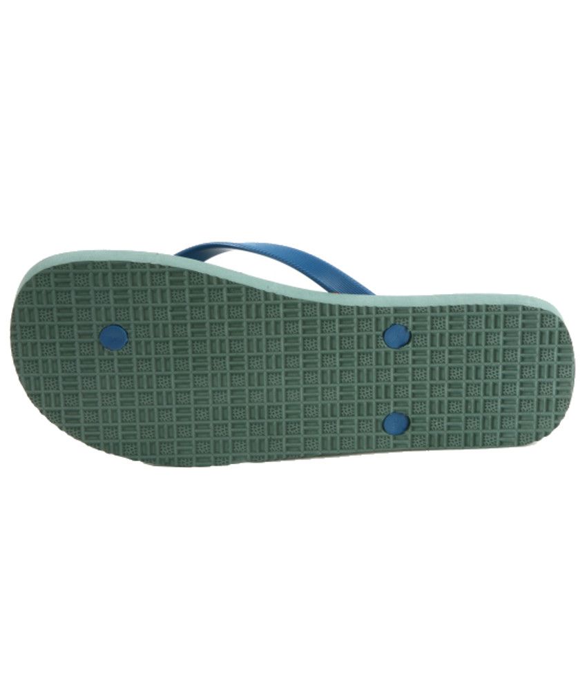 green platform flipflops