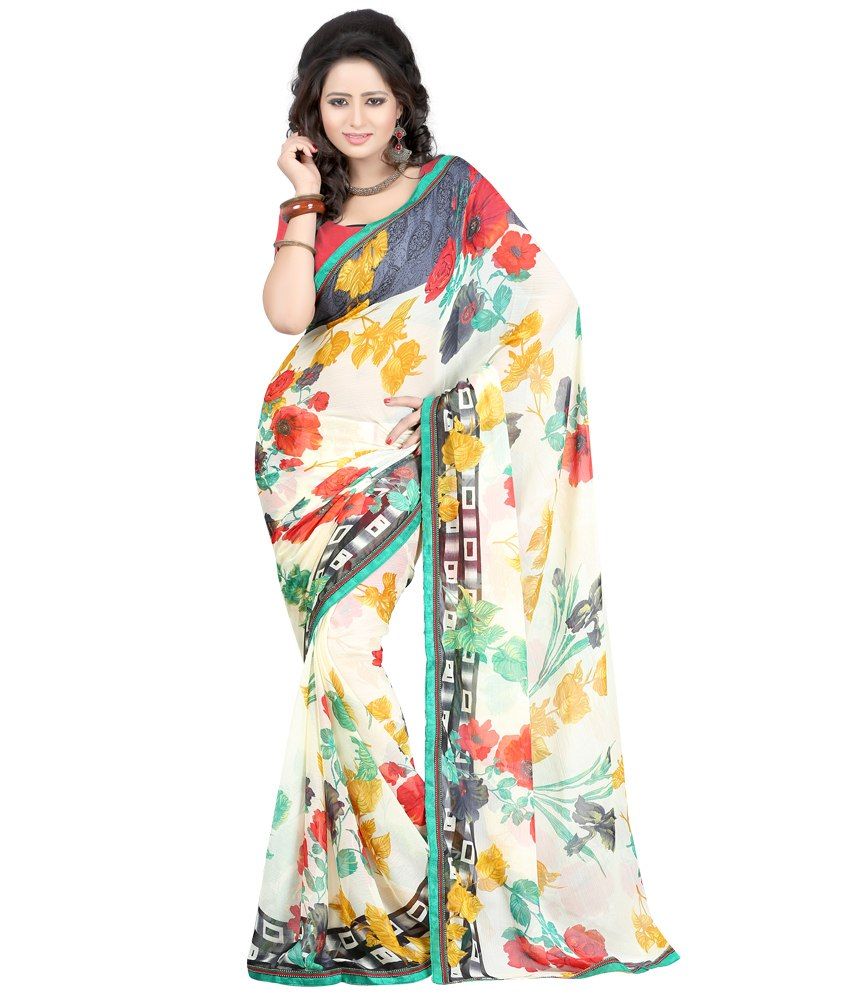 semi saree gown