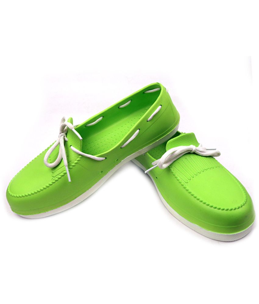 lime green loafers