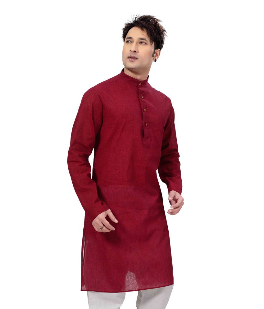 red kurta black pant