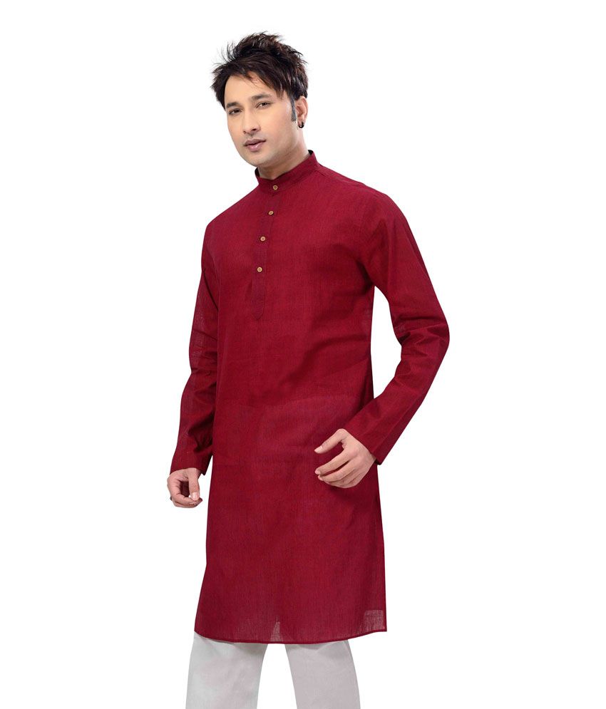 red kurta black pant