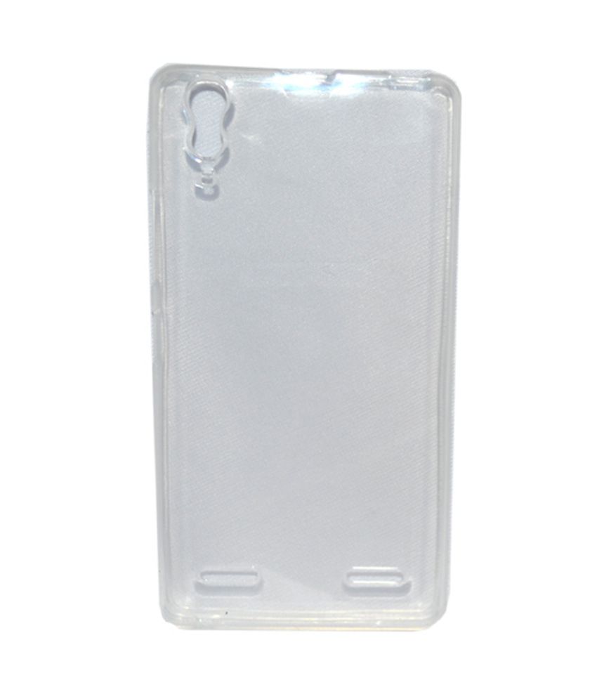 Cell First Designer Silicon Back Cover For Lenovo A6000- Transparent ...