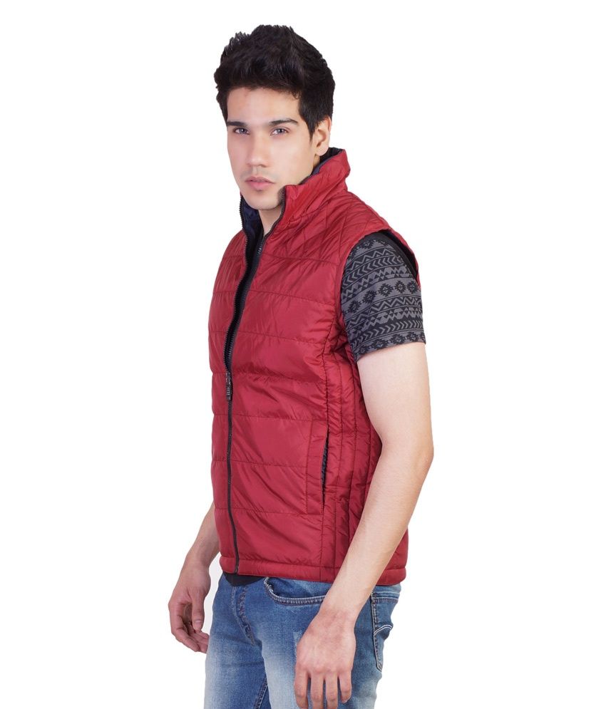 Resolve Maroon Nylon Men Jacket - Buy Resolve Maroon Nylon Men Jacket ...