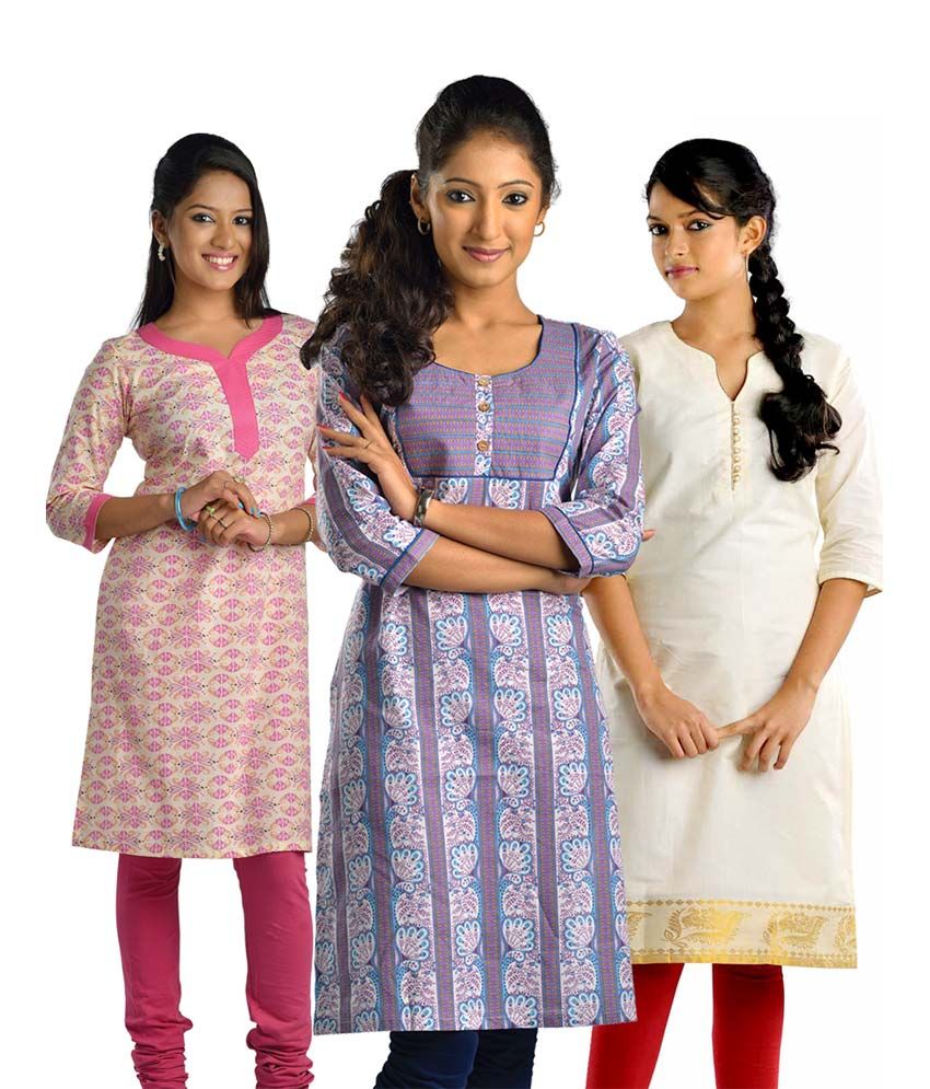 kurti combo pack of 3
