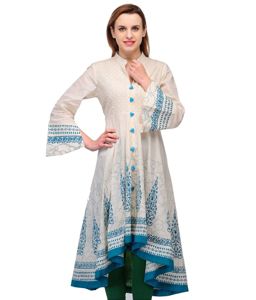 multicolour anarkali suit