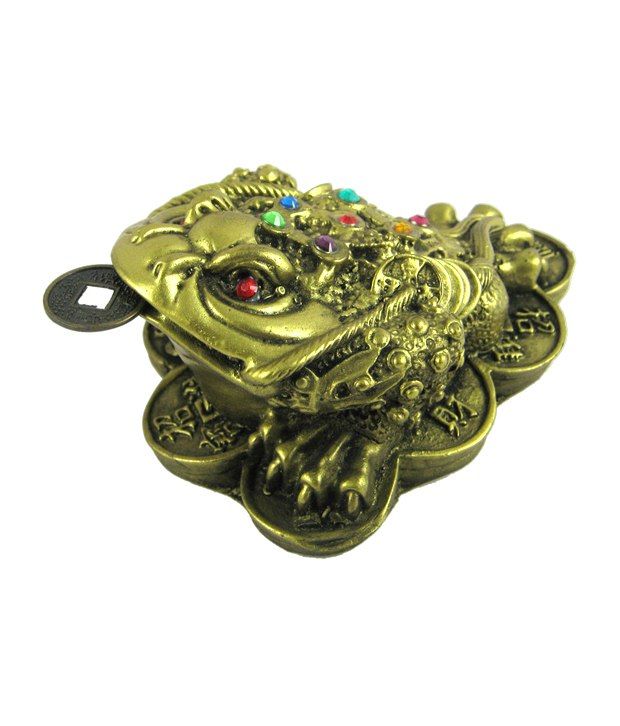     			Anjalika Gold King Money Frog With Gems