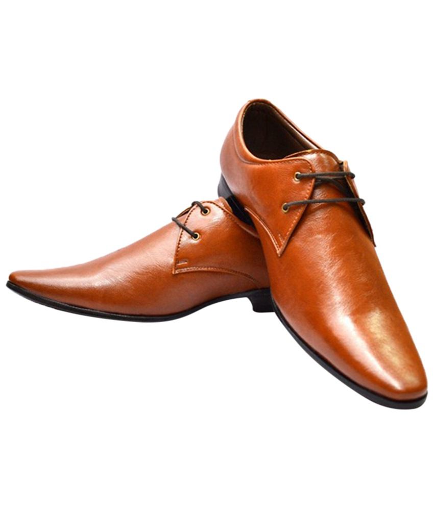 Le Men'z Tan Formal Shoes Price in India- Buy Le Men'z Tan Formal Shoes ...