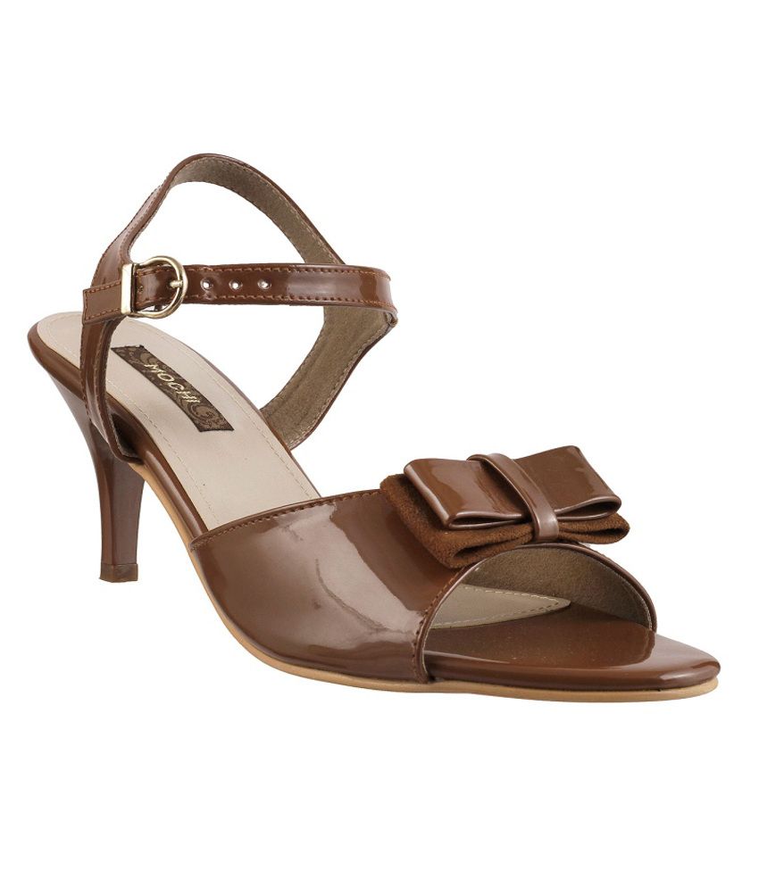 tan stilettos