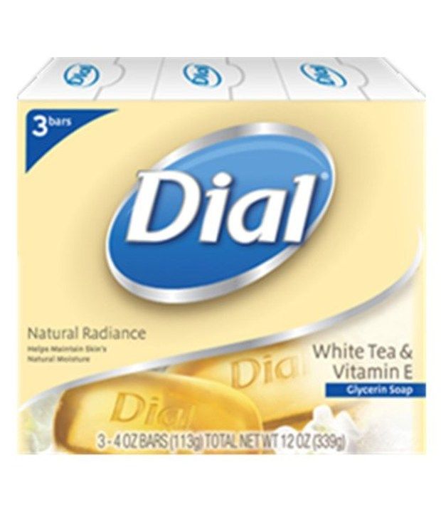 Dial Natural Radiance White Tea And Vitamin E Glycerine Soap 4 Oz Buy