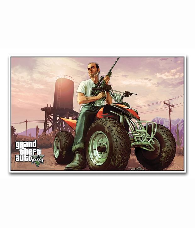 Buy Artifa Glossy Grand Theft Auto 5 Poster Online At Best Price In