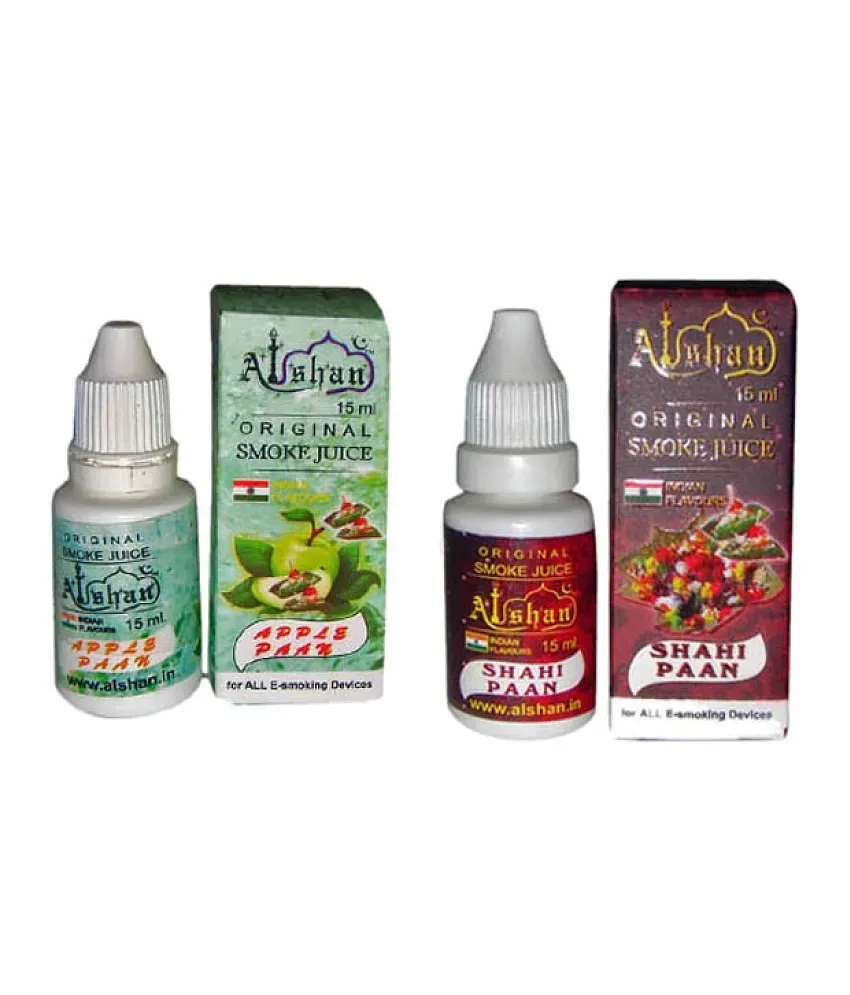 Alshan E liquid Premium Flavour Combo Of Apple Paan Shahi Paan