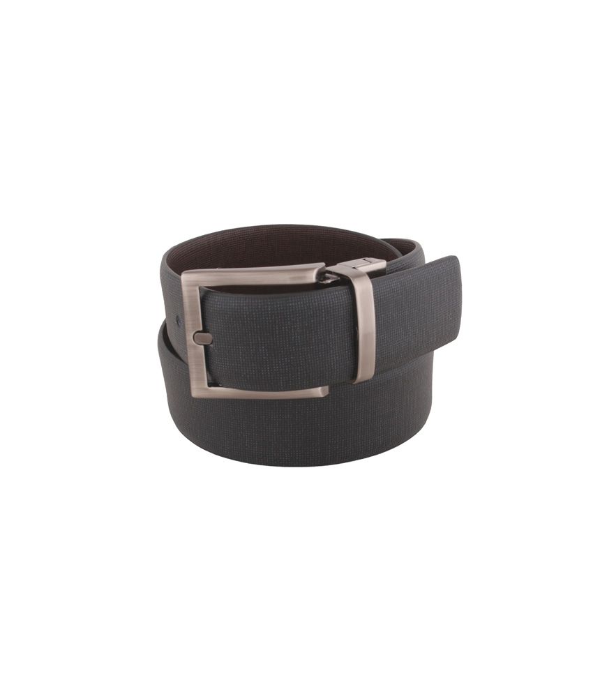 Vinson Massif Corso Grey Brown Reversible Leather Belt: Buy Online at ...