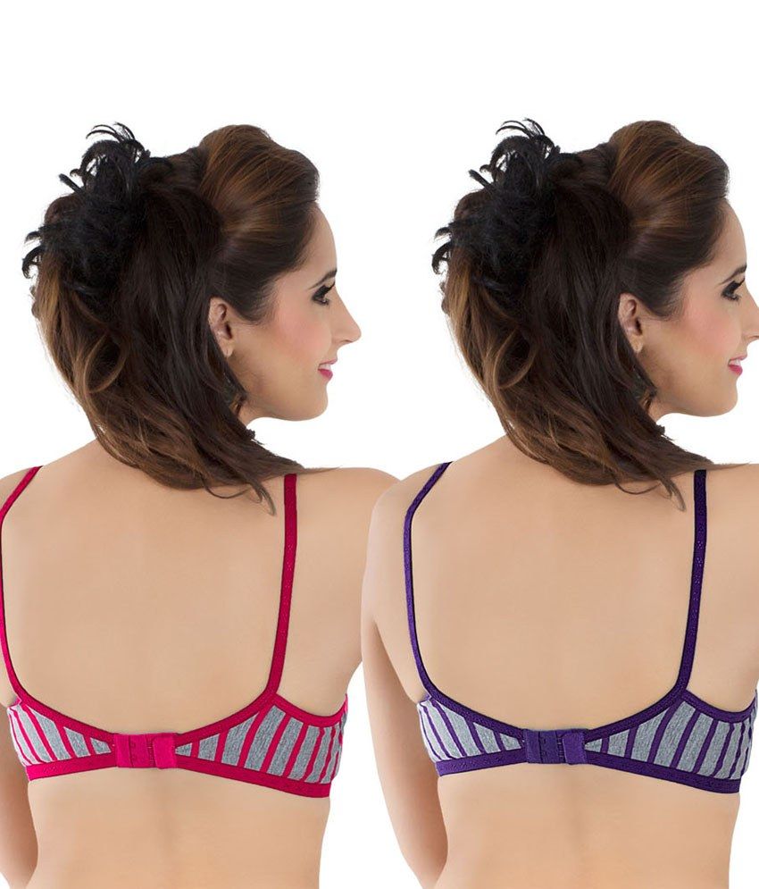 Buy Status Multi Color Bra Pack Of 2 Online At Best Prices In In