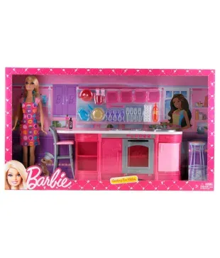 barbie kitchen cooking