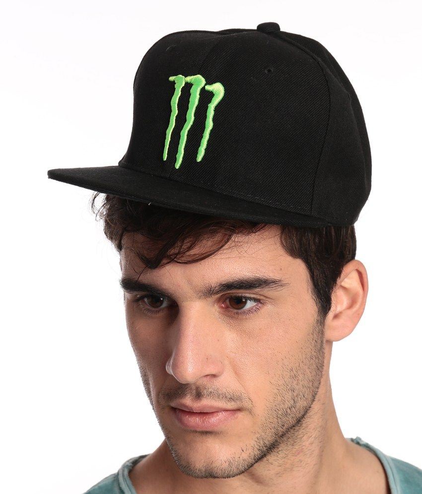 Crystal Corner Black Monster Cap - Buy Online @ Rs. | Snapdeal