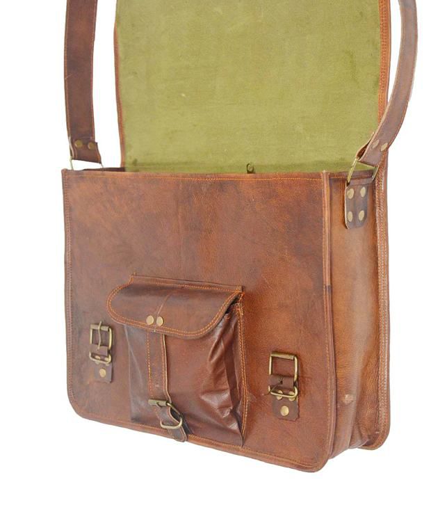 Digital Rajasthan Genuine Leather Executive Office Leather Bag ...