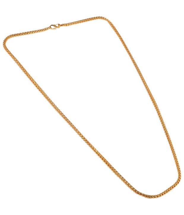     			Jewar Gold Plated White Alloy Party Wear Chain Neck