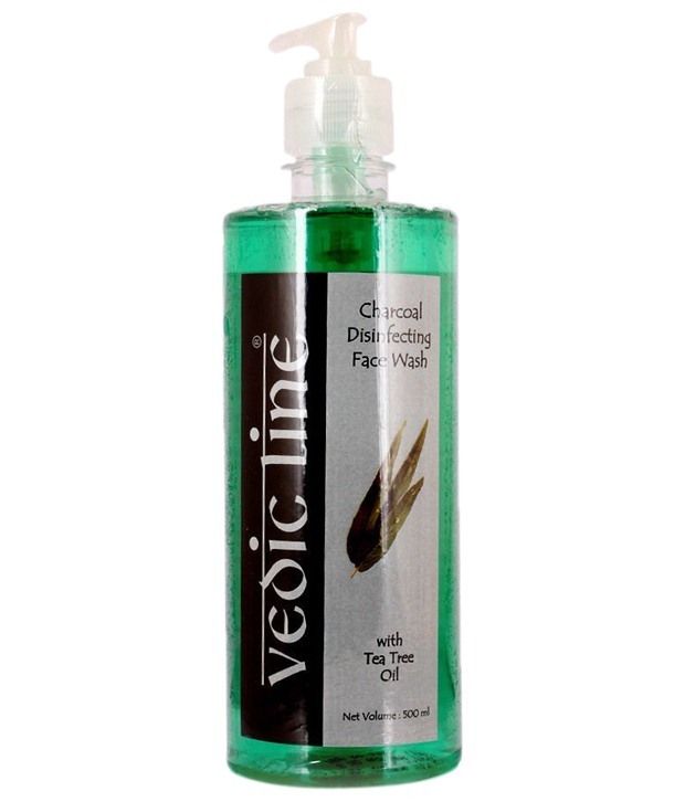 vedic line charcoal face wash