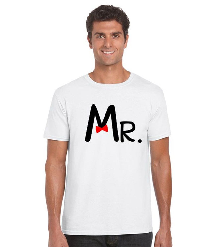 Giftsmate Mrs And Mr Couple T-shirt For Men - Buy Giftsmate Mrs And Mr ...