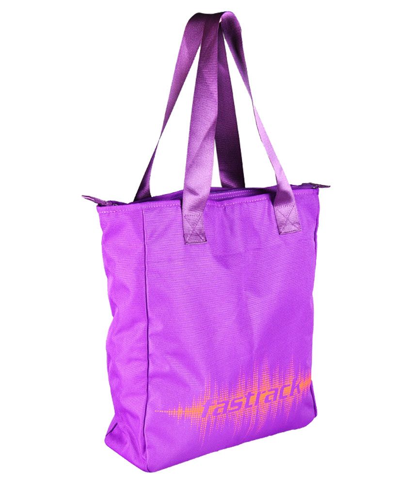 bright purple bag
