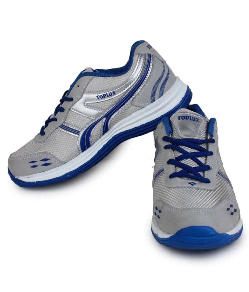 Toplux Grey Men Sports Shoes - Buy 