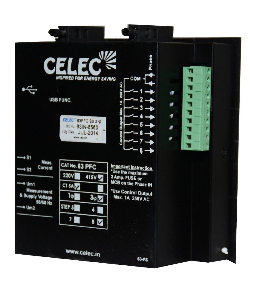 Buy Celec Power Factor Control Relay 63pfc8 Online at Low Price in