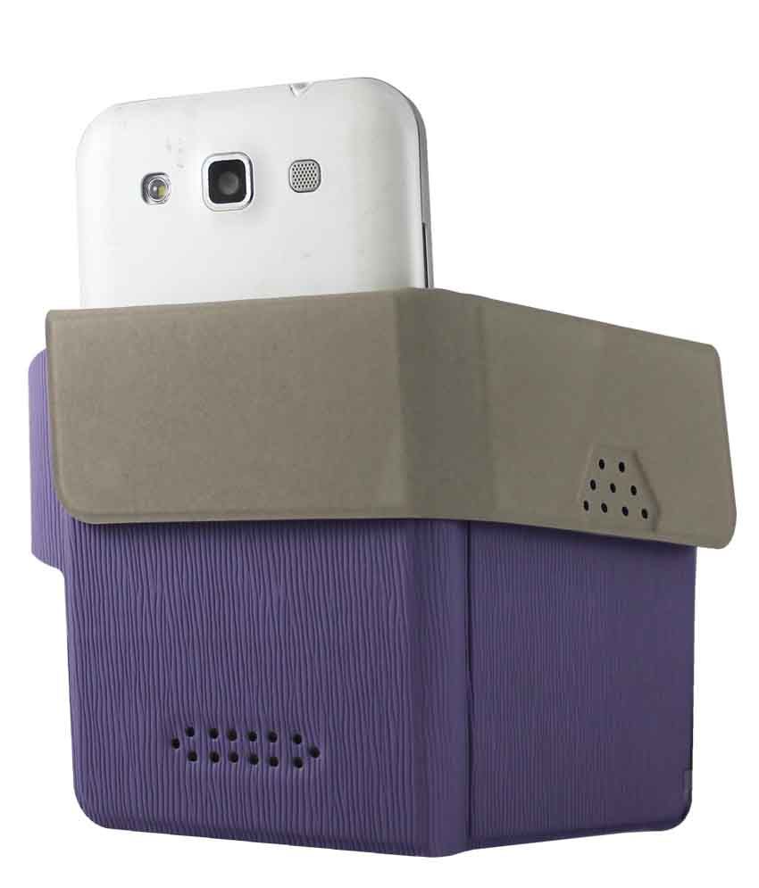 Molife Universal Flip Cover For Micromax Canvas Win W121 Light Purple