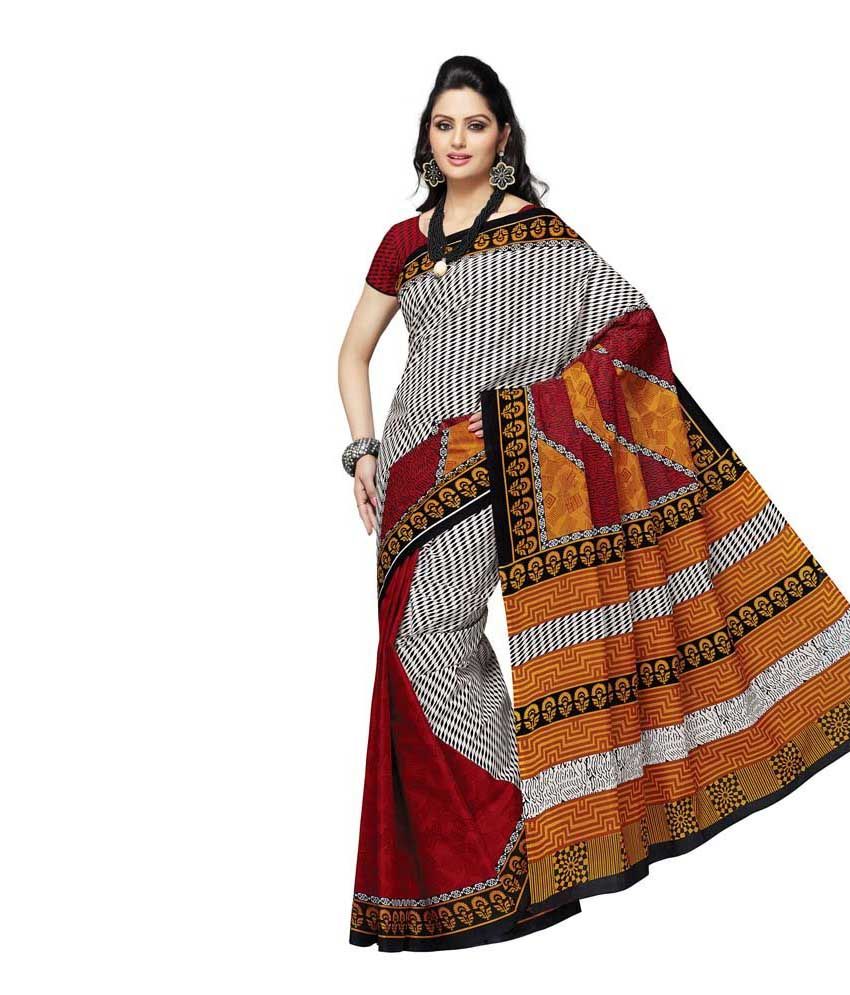 cotton printed saree low price