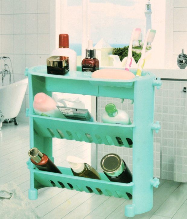 Kawachi 3 Tier Corner Storage Shelf Plastic Bathroom Rack Buy Kawachi 3 Tier Corner Storage