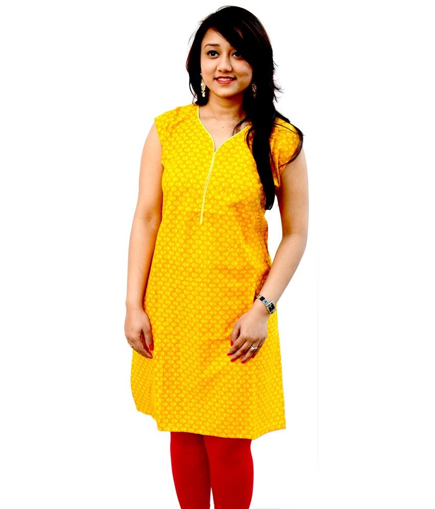 both side cut kurti